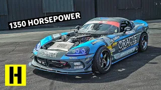 Fifth Gear Burnouts in a 1350hp Dodge Viper!?