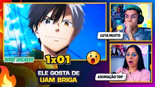 QUEBROU GERAL NA PORRADA | WIND BREAKER 1x01 | [Casal Jounin React] 🔥