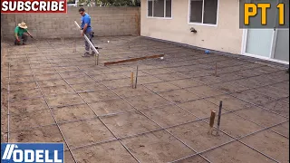 Entire Backyard Setup from Wall to Wall for Concrete (Part 1)