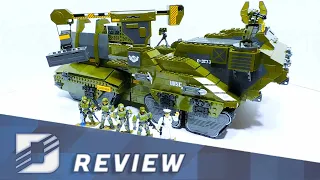 Mega Construx Halo UNSC Elephant Sandnest Unboxing Review