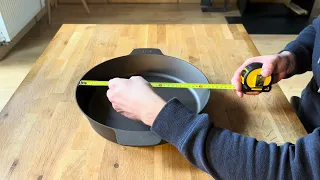 Stur Gusseisenpfanne 32cm unboxing review und erstes Kochen - German cast iron