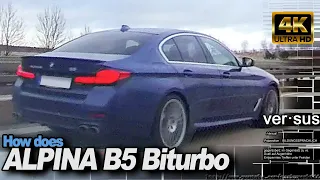 BMW M2 Competition vs Alpina B5 Biturbo +130-244 Insta360 ONE X DriveAnalyser RaceRender [4k]