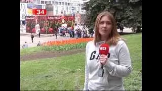 В Днепропетровске прошла Эстафета памяти в честь Великой Победы