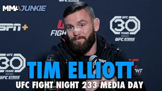 Former Title Challenger Tim Elliott 'Just Now Making Money in The UFC' | UFC Fight Night 233