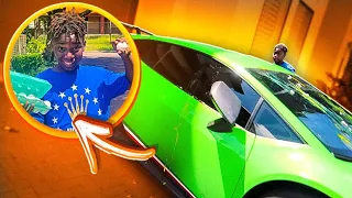 WE DESTROYED THE PRINCE FAMILY LAMBORGHINI PRANK**BAD IDEA**