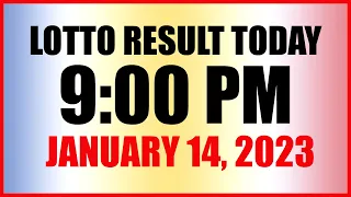 Lotto Result Today 9pm Draw January 14, 2023 Swertres Ez2 Pcso