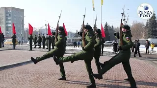 Молебен и возложение венков в Пензе 23 февраля 2018 года