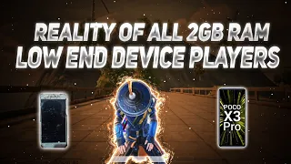 REALITY OF ALL 2GB RAM PLAYER 🥺|| low end device pubg pro player ||part 2||