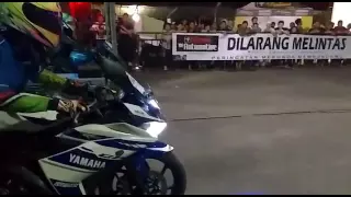 R25 vs ninja karbu sdc drag 4 juni 2016