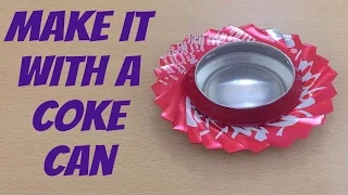 Amazing Life Hack Make it with a coke can | Can Ashtray