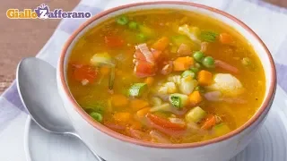 HOMEMADE VEGETABLE SOUP: healthy Italian recipe