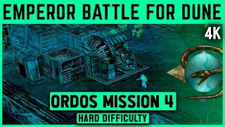 Emperor: Battle For Dune 4K - Ordos Mission 4 - Hard Difficulty