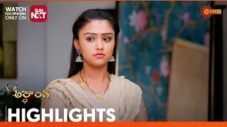 Ardhangi - Highlights of the day | Watch full EP only on Sun NXT | 06 May 2024 | Gemini TV