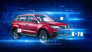 The new Proton X 70 SUV car