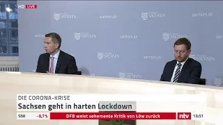 Corona LIVE: Sachsens Ministerpräsident Kretschmer zur aktuellen Lage