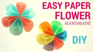 DIY Paper 3D Spring Flowers - Making Paper Flowers  - Creative diy projects