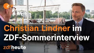 Lindner fordert "großzügige" Evakuierungen aus Afghanistan | ZDF-Sommerinterview