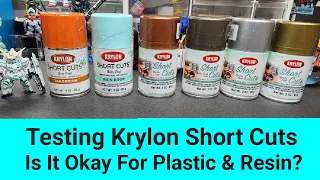 Testing Krylon Short Cuts Spray Paint - Is It Good For Plastic & Resin