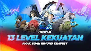 13  Urutan Level Kekuatan Anak Buah Rimuru Tempest - tensei shitara slime datta ken