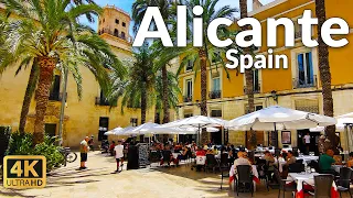 Walking Tour of Alicante, Spain - Sunny City Walk in June 2023 (4K Ultra HD, 60fps)