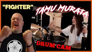 Nemophila - Fighter | TAMU MURATA Drum Cam (REACTION) 3 Camera Drum View