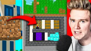 ZBUDOWAŁEM PRO BAZE DLA WIDZA ZA DIRT 😂 | Minecraft Extreme