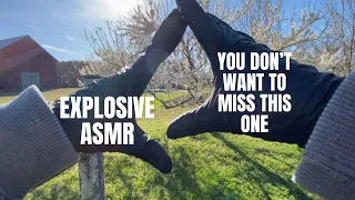 ASMR FAST AND AGGRESSIVE TRIGGERS OUTSIDE