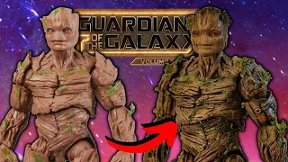 Customizing the Marvel Legends Deluxe Groot Action Figure
