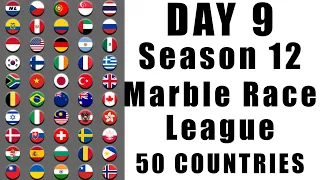 Marble Race League 2020 Season 12 Day 9 Marble Point Race in Algodoo / Marble Race King