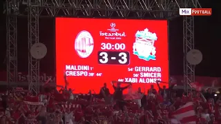 ملخص مباراة ليفربول وميلان 3-3 (نهائي دوري الابطال 2005) جنون