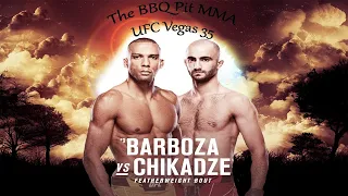 UFC Vegas 35 : Chikadze vs. Barboza l