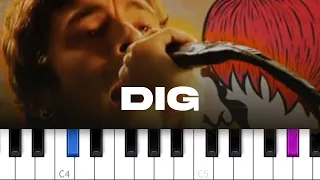Incubus - Dig (piano tutorial)