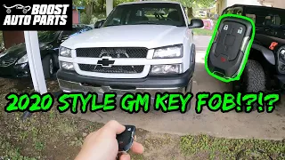 *NEW* 2020 style GM key fob Upgrade for my 03 Silverado?!? Boost Auto Parts!!!