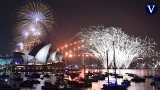 Australia recibe ya al Año Nuevo 2024 con fuegos artificiales