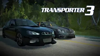 BeamNG.drive Transporter 3 Car chase scene