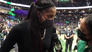 "Giannis Makes All Of Us Fall In Love With Milwaukee."  Candace Parker Exclusive Interview