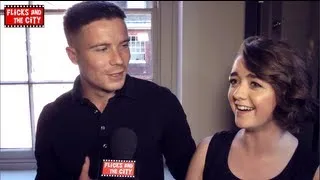 Game of Thrones Maisie Williams & Joe Dempsie Interview - Arya & Gendry