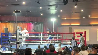 Sydney amateur boxing fight