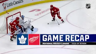 Maple Leafs @ Red Wings 10/7 | NHL Highlights 2023