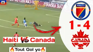 Haïti vs Canada [1-4] Gold cup  highlights (rezime match la)