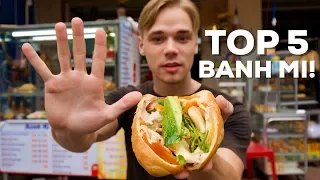 Top 5 Bánh Mì Gây Nghiện Chỉ Với $1 Ở Sài Gòn!