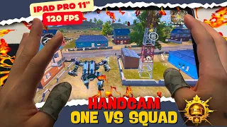 New Verson The Robot Is To Powerful !!!🔥🔥One vs Squad🔥🔥| 6 Finger Handcam Video | PUBG MOBILE #10
