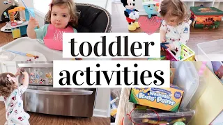 HOW TO ENTERTAIN A 2 YEAR OLD TODDLER | EASY TODDLER ACTIVITIES 2020