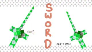 Rubik’s snake 48 : SWORD - Step by step & SLOW