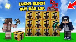 bqThanh Và Ốc Thử Thách Đập LUCKY BLOCK QUỶ ĐẦU LOA Trong Minecraft