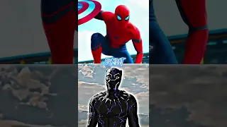 Spiderman vs Black Panther from mcu/dc #mcu #marvel #vs #spiderman #blackpanther #nocopyrightmusic