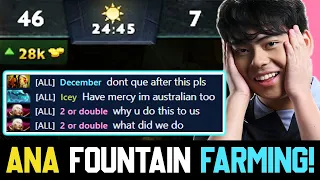 Nonstop Fountain Farming! - This is how ANA miss DOTA! DOTA 2