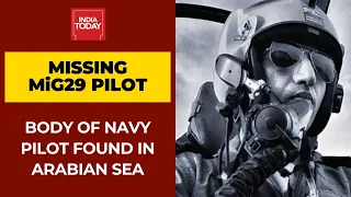 Body Of Missing MiG-29k Pilot Recovered By Navy After 10-days Of Search