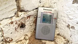 Panasonic RR-DR60 S Digital IC Recorder 👻 ghost hunting | EVP capture recording Paranormal sounds #1