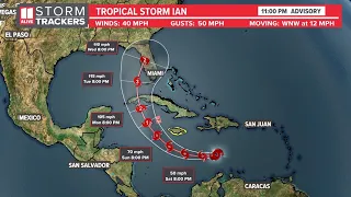 Tropical Storm Ian forms in the Caribbean